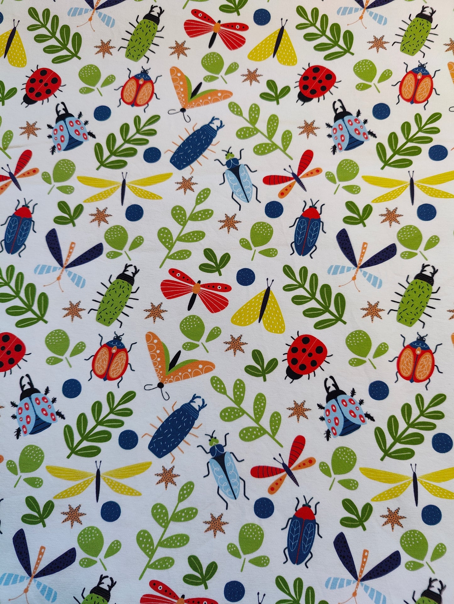 Bugs on white